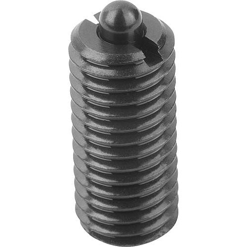 KIPP K0317.104 SPRING PLUNGER LIGHT SPRING FORCE D=M04 L=15, STEEL, COMP:PIN STEEL, PU=25 Sale