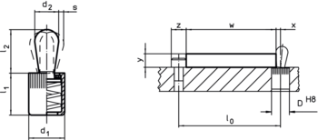 Lateral Plunger smooth, with seal – 22150.0180 Fashion