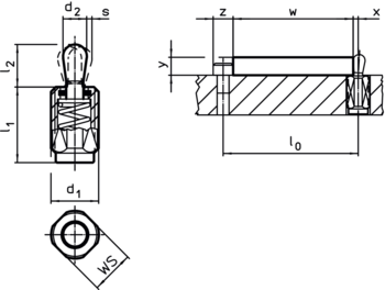 Lateral Plunger with thread, with seal – 22150.0485 Fashion