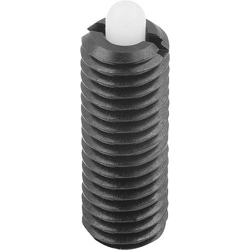 KIPP K0318.04 SPRING PLUNGER STANDARD SPRING FORCE D=M04 L=15, STEEL, COMP:PIN POM Online Sale