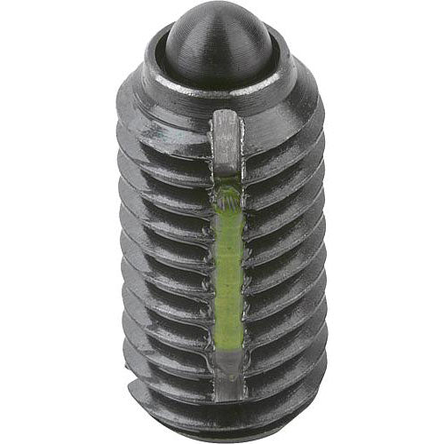 KIPP K0323.1A3 SPRING PLUNGER LIGHT SPRING FORCE, WITH THREAD LOCK D=5/16-18 L=16, STEEL, COMP:PIN STEEL, PU=10 Sale