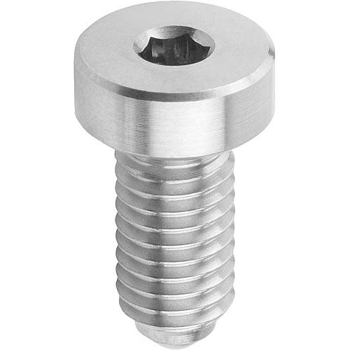 KIPP K0336.121 SPRING PLUNGER SPRING FORCE, WITH HEAD, D=M12 L=32, STAINLESS STEEL, COMP:BALL STAINLESS STEEL, PU=5 Online Sale
