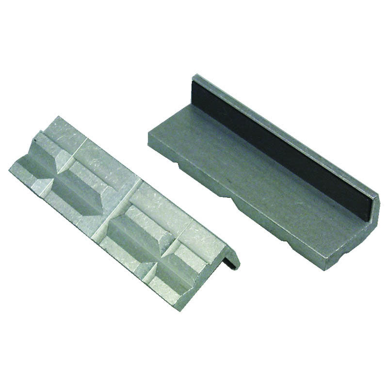 Lisle KN6548000 Aluminum Vise Jaw Pads – V-shaped Aluminum surFace holds Round and hex parts securely – 4" Pad length Hot on Sale