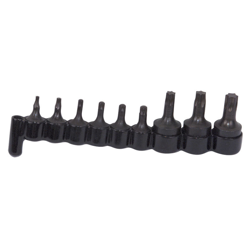 Lisle KN6526550 9 Piece – #26550–1/4" & 3/8" Drive – Includes: T10, T15, T20, T25, T27, T30, T40, T45, T50 – Socket Drive Torx Bit Set Online