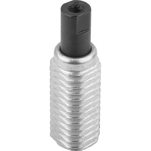 KIPP K0373.1815013 SPRING PUSH-PULL PLUNGER SPRING FORCE, D=M18X1,5, L=45,5, H=12,5, STEEL, COMP:STEEL Online Hot Sale