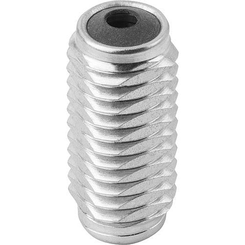 KIPP K0372.2200X16 LATERAL SPRING PLUNGER SPRING FORCE, WITH THREADED SLEEVE WITHOUT THRUST PIN, D=M18X1,5 L=18, FORM:B, STEEL, Hot on Sale