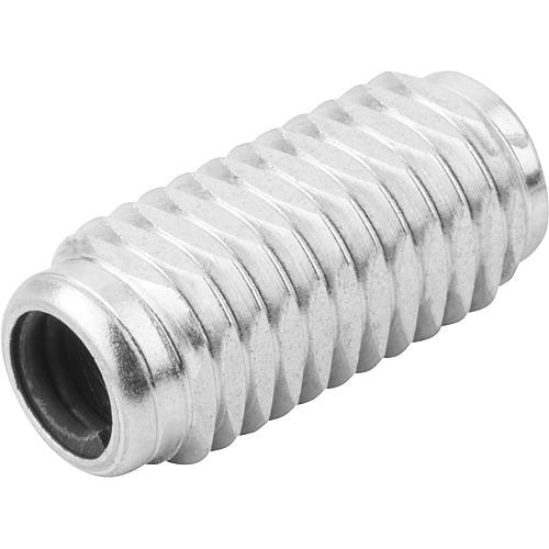 KIPP K0372.2200X16 LATERAL SPRING PLUNGER SPRING FORCE, WITH THREADED SLEEVE WITHOUT THRUST PIN, D=M18X1,5 L=18, FORM:B, STEEL, Hot on Sale