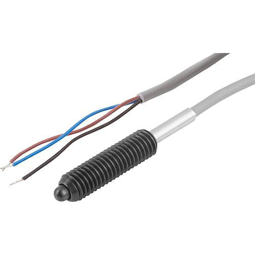KIPP K0656.5101 SPRING PLUNGER SPRING FORCE, WITH STATUS SENSOR, NORMALLY CLOSED D=M10, L=36, L1=4, STEEL, COMP:PIN STEEL, PU=1 Supply