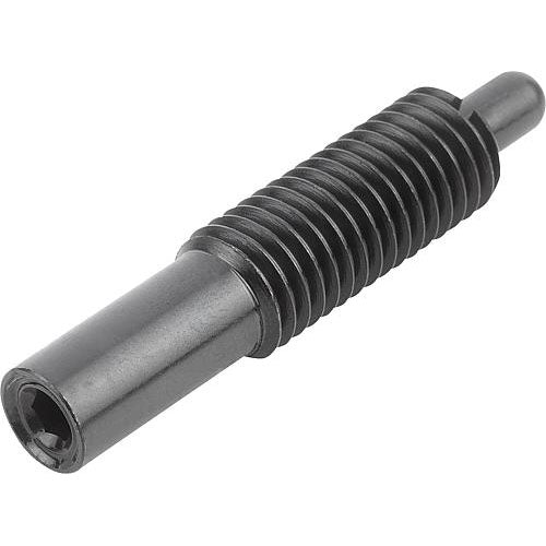 KIPP K0657.610X50 SPRING PLUNGER SPRING FORCE, LONG VERSION D=M10 L=50, STEEL, COMP:PIN STEEL Online
