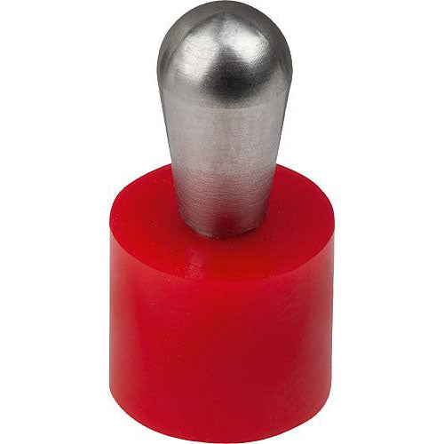 KIPP K1733.210609 LATERAL SPRING PLUNGER STANDARD SPRING FORCE D=10, D2=9,9, L1=10,3, PLASTIC RED, COMP:STAINLESS STEEL, L=9, D1=6 Online Sale