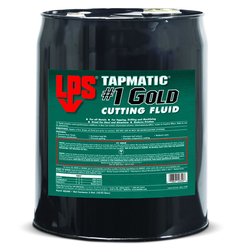 LPS LJ6040340 #1 Gold Cutting Fluid-5 Gallon Online