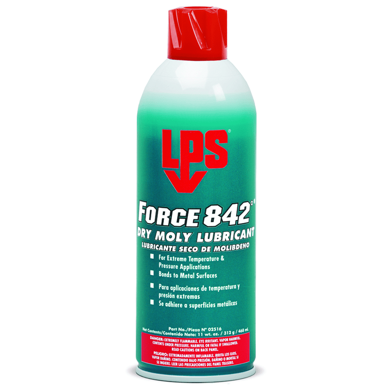 LPS LJ6002516 Aerosol Force 842 Dry Moly Lubricant-14 oz Online Sale