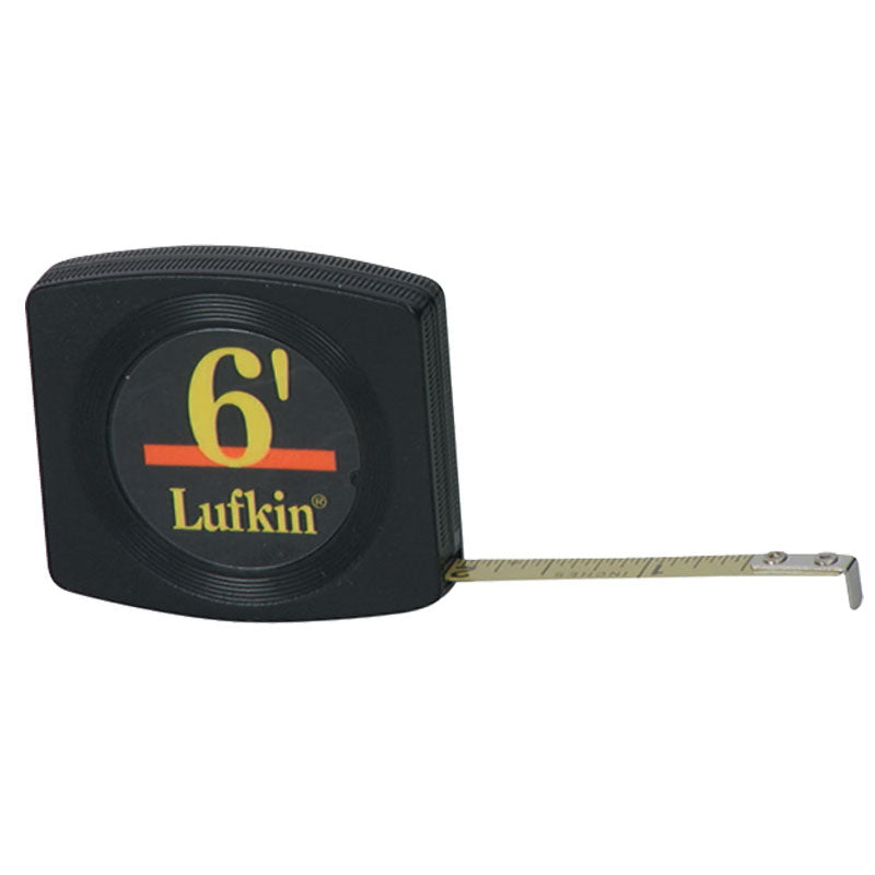 Lufkin MZ50W616 1/4" x 6′ Pee Wee Pocket Tape Measure, Black Case Discount