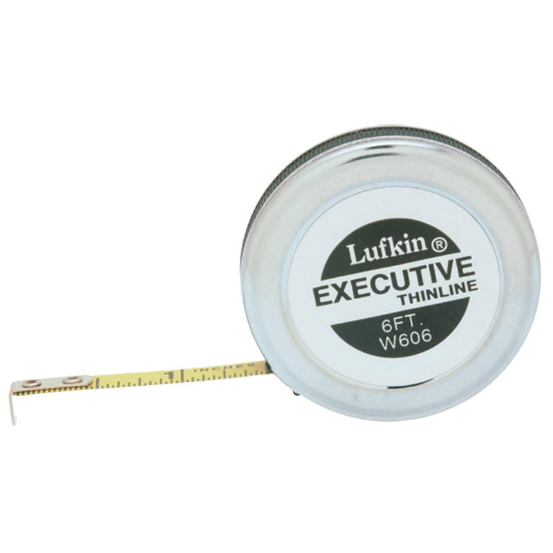 Lufkin MZ50W606 1/4" x 6′ Executive Thinline Pocket Tape Measure Sale