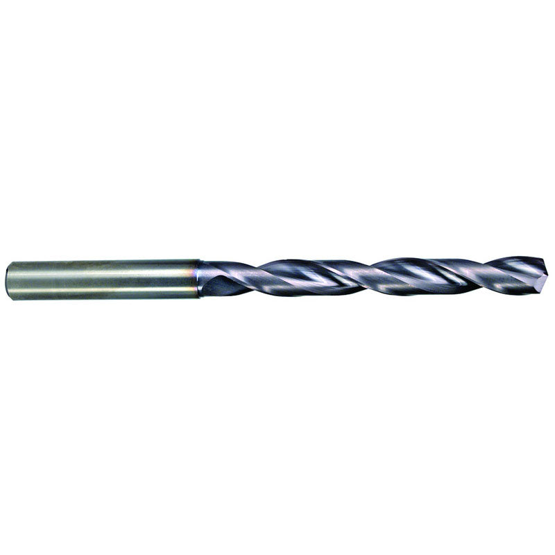 M A Ford AX2702854 5/32" Dia. x 5/32" Shank x 1-3/4" Flute Length x 3-5/8" OAL, 7xD, 142°, AlTiN, 2 Flute, Coolant Thru, Round Solid Carbide Drill Online now