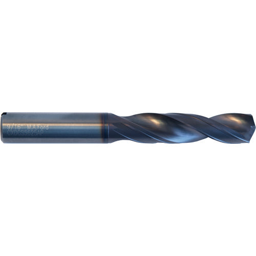 M A Ford AX2806782 1/8″ Dia. x R Shank × 0.79″ Flute Length × 2.44″ OAL, Stub, 2xD Flute, Coolant Thru, Solid Carbide Drill Online now