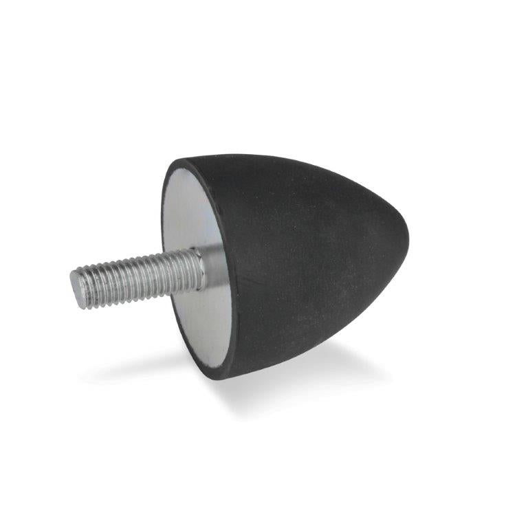 JW WINCO GN353-20-24-M6-S-55 RUBBER BUMPER CONE THREADED STUD Online Sale