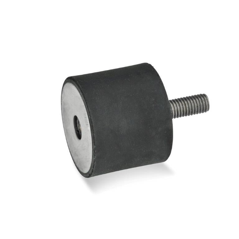 JW WINCO GN451-25-15-M6-ES-55 RUBBER BUMPER STAINLESS, INTERNAL THREAD AND THREADED STUD Discount