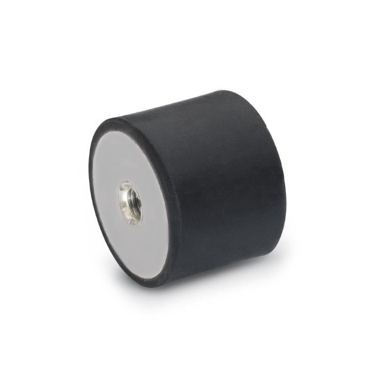 JW WINCO GN451.3-16-13-8-55 RUBBER BUMPER STAINLESS, TAPPED HOLES Online Hot Sale