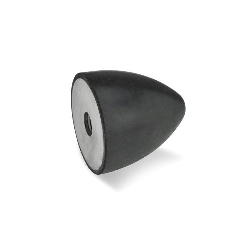 JW WINCO GN453-30-30-M8-E-55 RUBBER BUMPER CONE STAINLESS, TAPPED Fashion