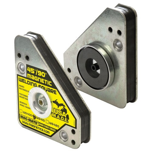 Mag-Mate NE70WS410AX3 Magnetic Welding Square – 3 Sided Mid Size Covered 75 lbs Holding Capacity on Sale