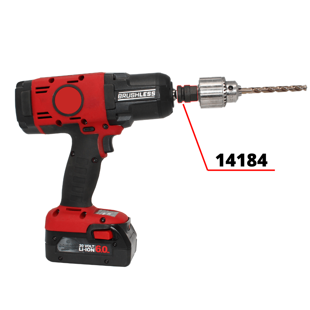 Ko-ken 14184-1/2x20UNF 1/2 Sq. Dr. Drill Chuck Adaptor  1/2 x 20UNF  Length 44mm Online