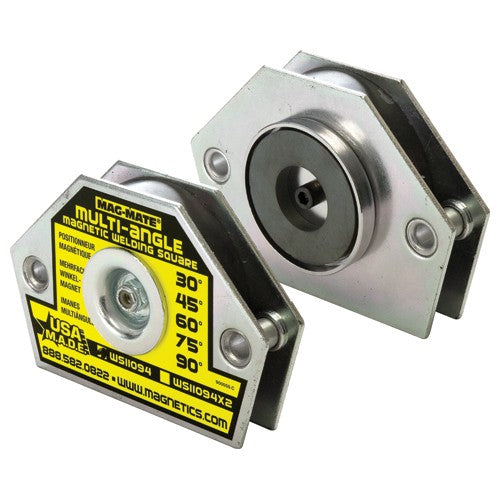 Mag-Mate NE70WS11094AX3 Magnetic Welding Square – 3 Sided Multi Angle 55 lbs Holding Capacity Discount