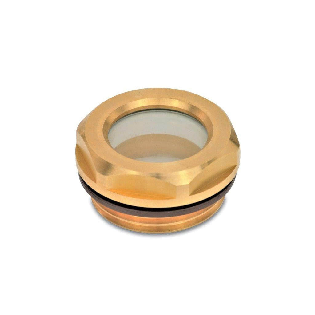 JW WINCO GN743.3-14-G1/2-B OIL SIGHT GLASS BRASS ESG GLASS W/O REFLECTOR Online Sale