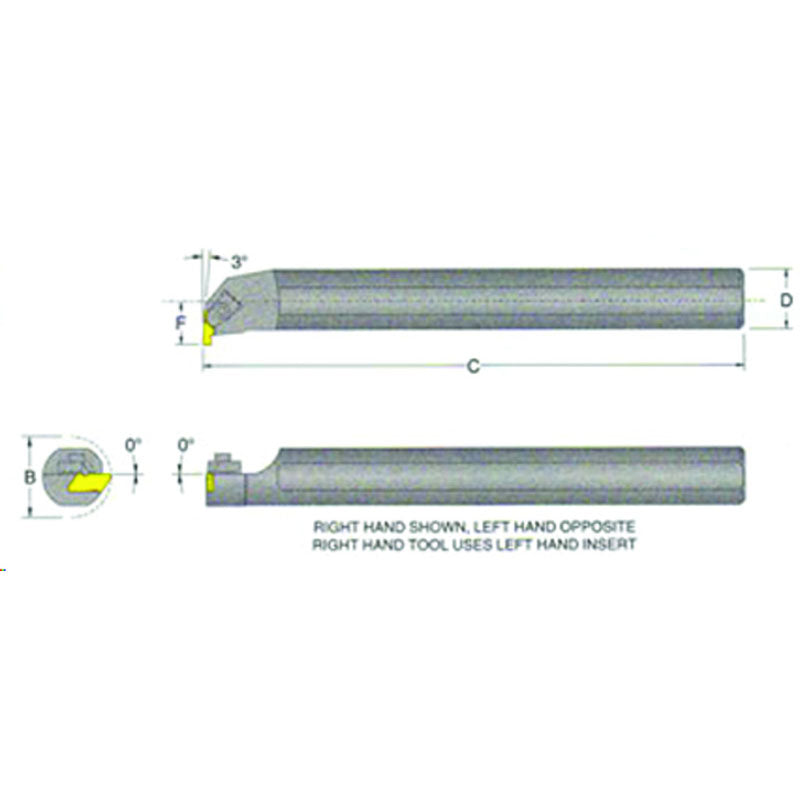 Maxx Edge ME2210370 S20NER3 Top Notch Boring Bar 1-1/4 Shank Fashion
