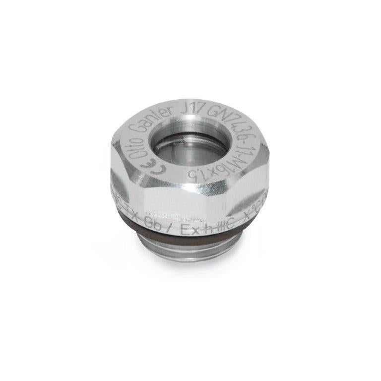JW WINCO GN743.6-18-M27X2 OIL SIGHT GLASS ALUM ATEX EXPLOSION PROTECTION Online Hot Sale