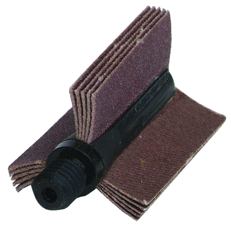 Merit MM4554137 2 3/4" x 1 1/2" Bore Polisher 80 Grit Coarse Aluminum Oxide X Weight Cotton/Poly Backing Discount