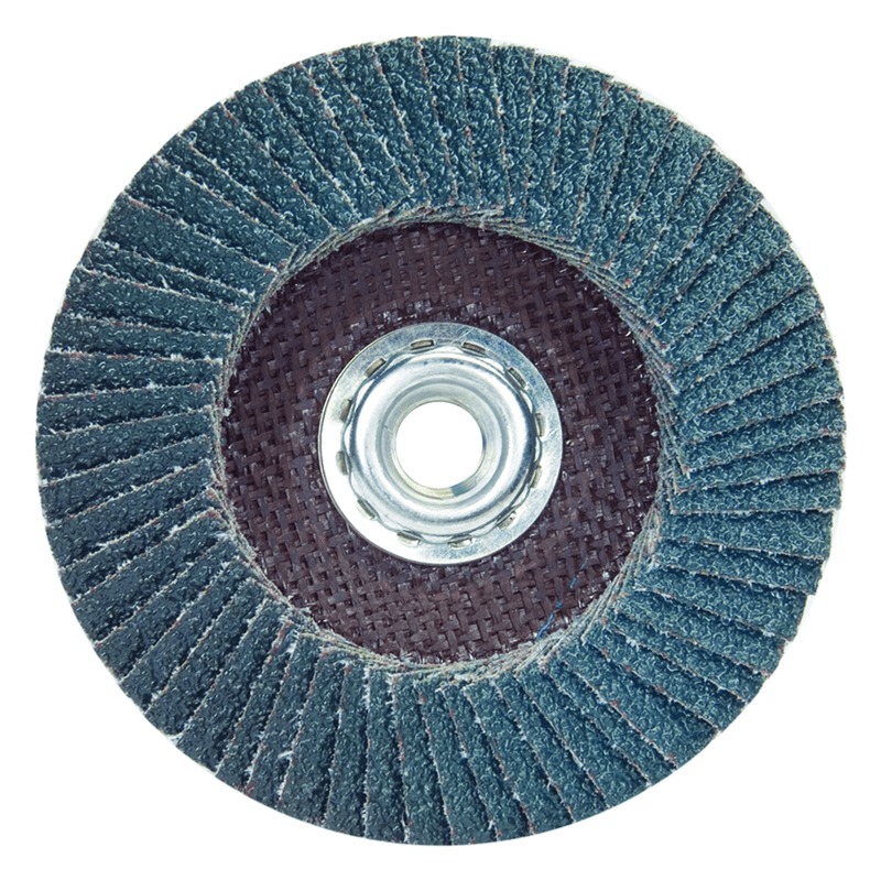 Merit MM5919996 4-1/2 x 5/8 – 11" Metal Fiberglass Conical Flap Disc Type 29 P60 Grit R828 Zirconia Alumina Online Sale