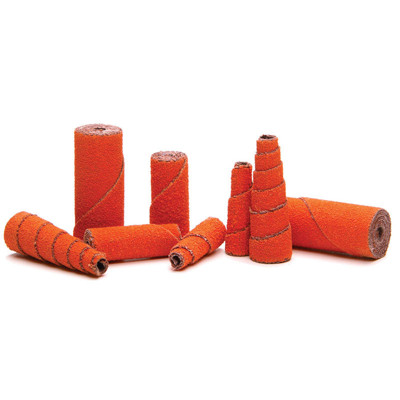 Merit MM5994396 1/2" x 1 1/2" x 1/8" Cartridge Roll 80 Grit Ceramic Alumina Online now