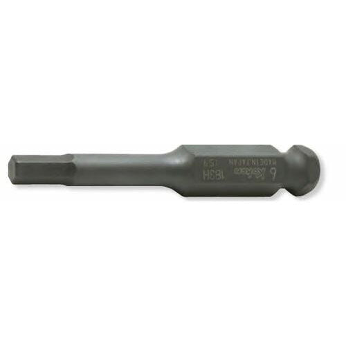 Ko-ken 183H.75-3 7/16 Hex Dr. Bit  3mm Hex Length 75mm Supply