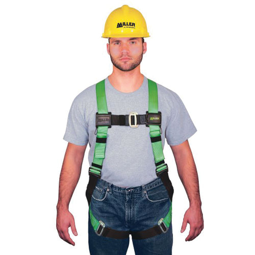 Miller by Honeywell LF50650TUGK Miller HP Series Non-Stretch Harness w/Friction Buckle Shoulder Straps Mating Buckle Leg Straps & Mating Buckle Chest Strap Hot on Sale