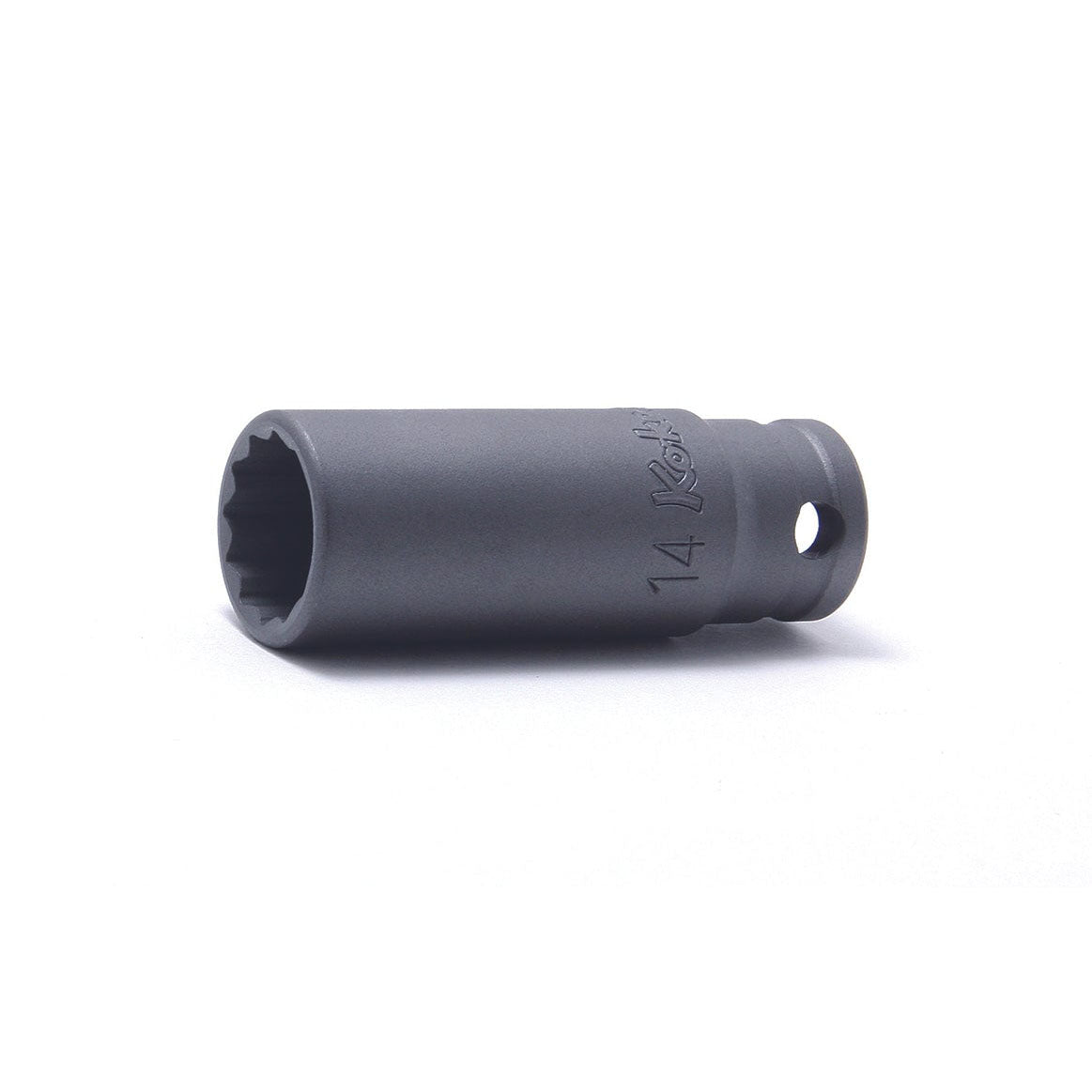 Ko-ken 23305M-14 3/8 Sq. Dr. Socket  14mm 12 point Length 55mm Fashion