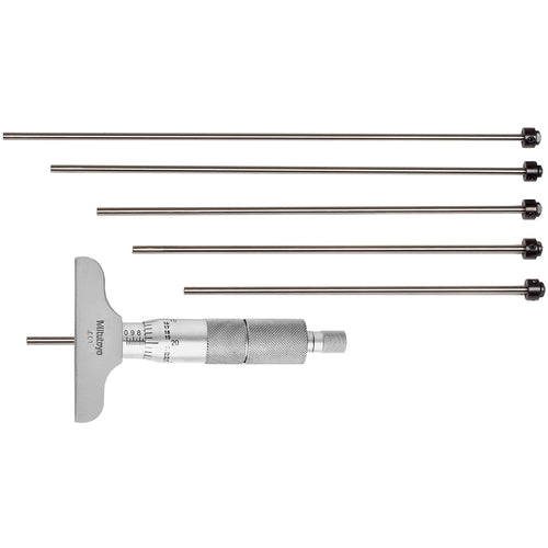 Mitutoyo MT80129-128 0-6" Measuring Range – Ratchet Thimble – Depth Micrometer Online now
