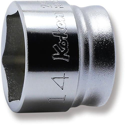 Ko-ken 2400MZ-14 1/4 Sq. Dr. Socket  14mm 6 point Length 15mm Z-series Online Hot Sale