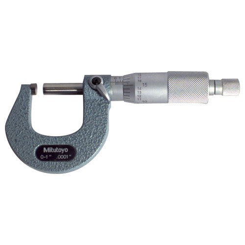 Mitutoyo MT80103-262 1"-2" Measuring Range-0.0001" Graduation – Ratchet Thimble – Carbide Face – Outside Micrometer Fashion