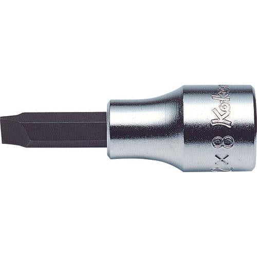 Ko-ken 3005-8 3/8 Sq. Dr. Bit Socket Slotted 1.2X8  Length 60mm on Sale