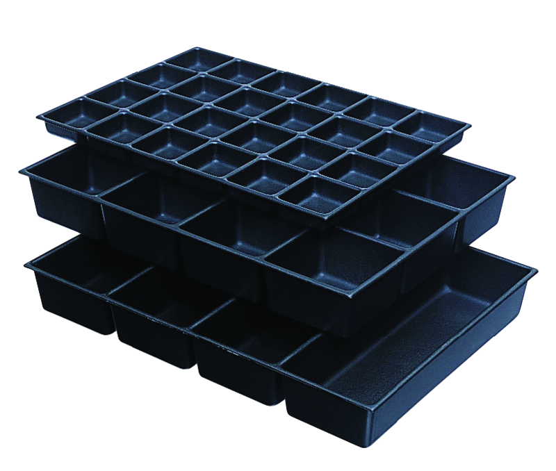 Kennedy RX5581922 One-Piece ABS Drawer Divider Insert – 11 Compartments – For Use With Any 27" Roller Cabinet with 2" Drawers on Sale