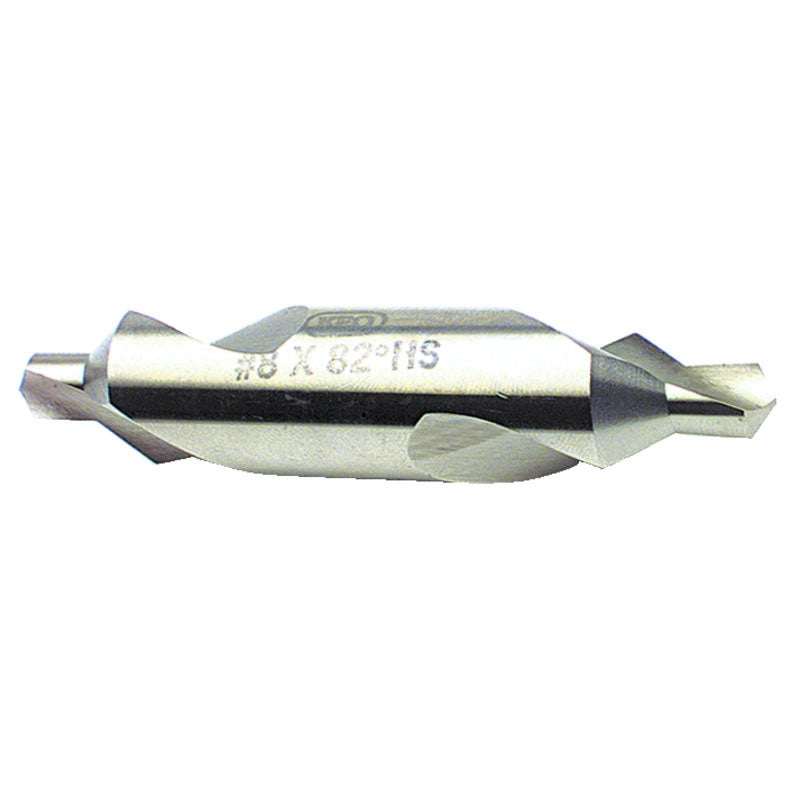Keo AV4210190 #1 x 1-1/4" OAL 90 Degree HSS Plain Combined Drill and Countersink Uncoated on Sale