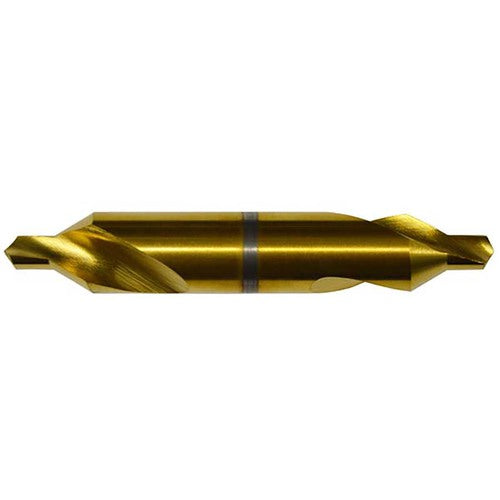 Keo AV4211082TIN #10 x 3-3/4" OAL 82 Degree HSS Plain Combined Drill and Countersink TiN Fashion
