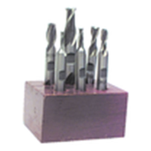 Morse Cutting Tools MT2245010 6 Pc. HSS Double-End End Mill Set Online Sale