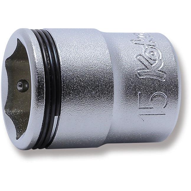 Ko-ken 3450M-15 3/8 Sq. Dr. Socket  15mm Nut Grip Length 27mm Online Hot Sale