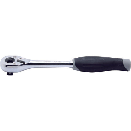 Ko-ken 3753JB 3/8 Sq. Dr. Ratchet Handle  24 teeth  Length 200mm Push Button Plastic Handle Fashion