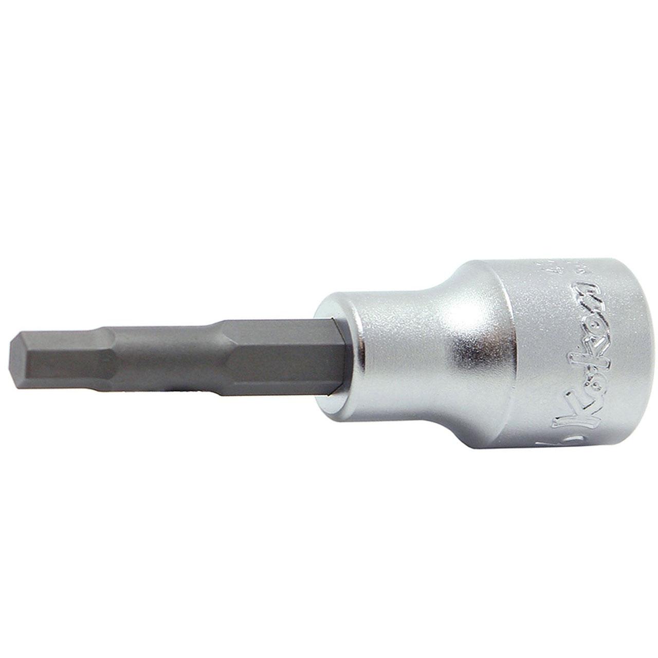 Ko-ken 4010M.75-9 1/2 Sq. Dr. Bit Socket  9mm Hex Length 75mm Fashion