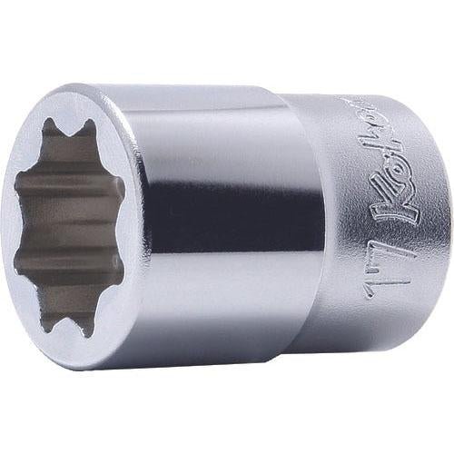 Ko-ken 4109M-21.5 1/2 Sq. Dr. Socket  21.5mm Double Square Length 40mm For Lubrication service Sale