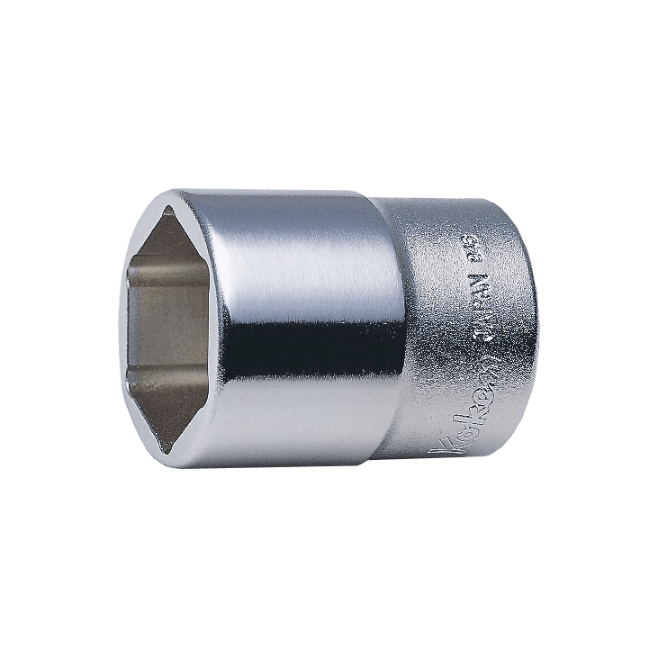 Ko-ken 4111M-24 1/2 Sq. Dr. Socket  24mm Double Square Length 40mm For Lubrication service Fashion