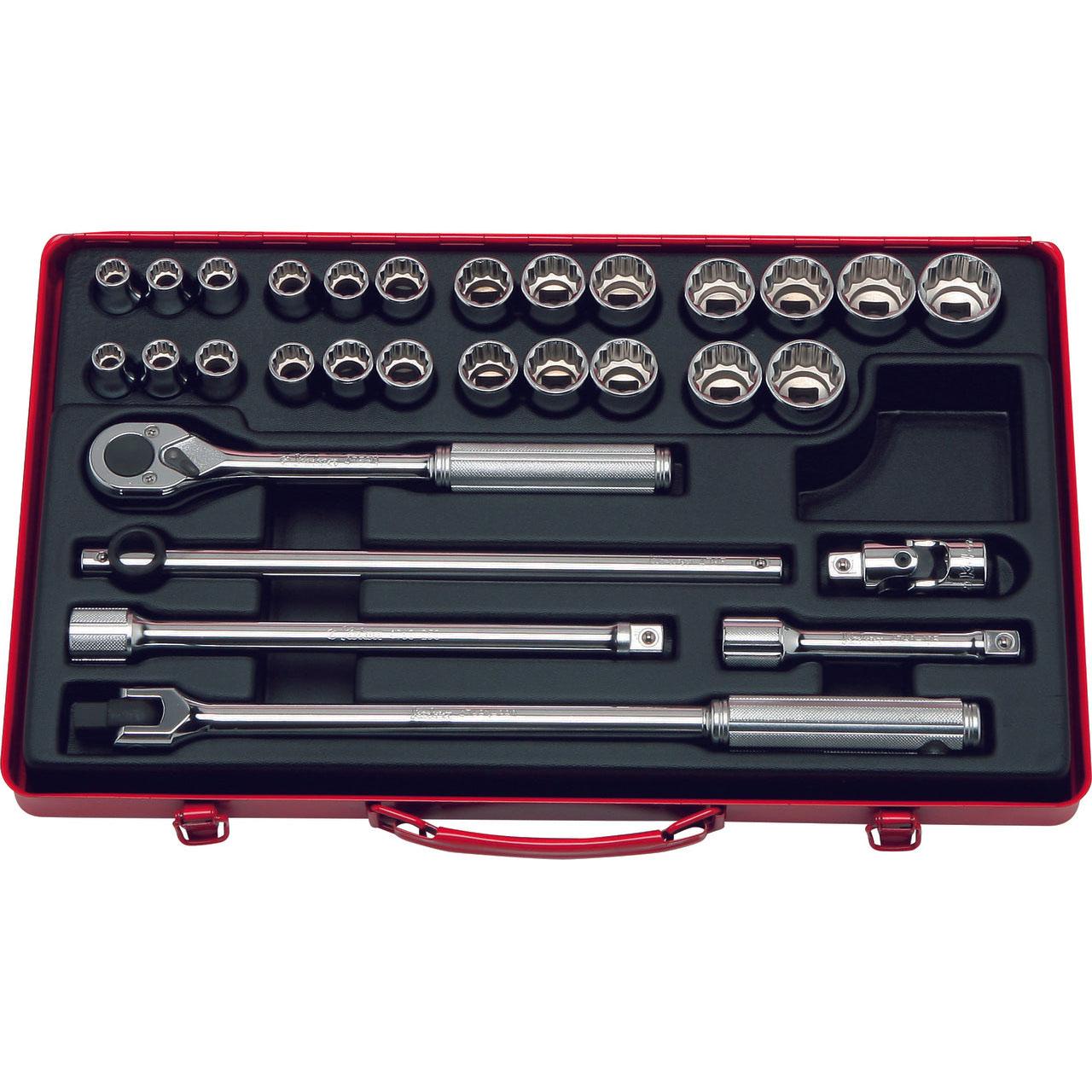 Ko-ken 4273AM 1/2 Sq. Dr. Socket set   12 point   30 pieces Online now